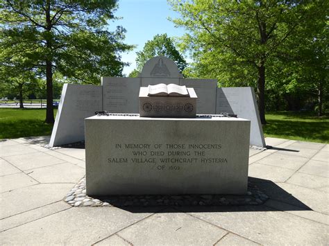 The Salem Witch Memorial: Reflecting on the Victims of an Unjust Witch-Hunt